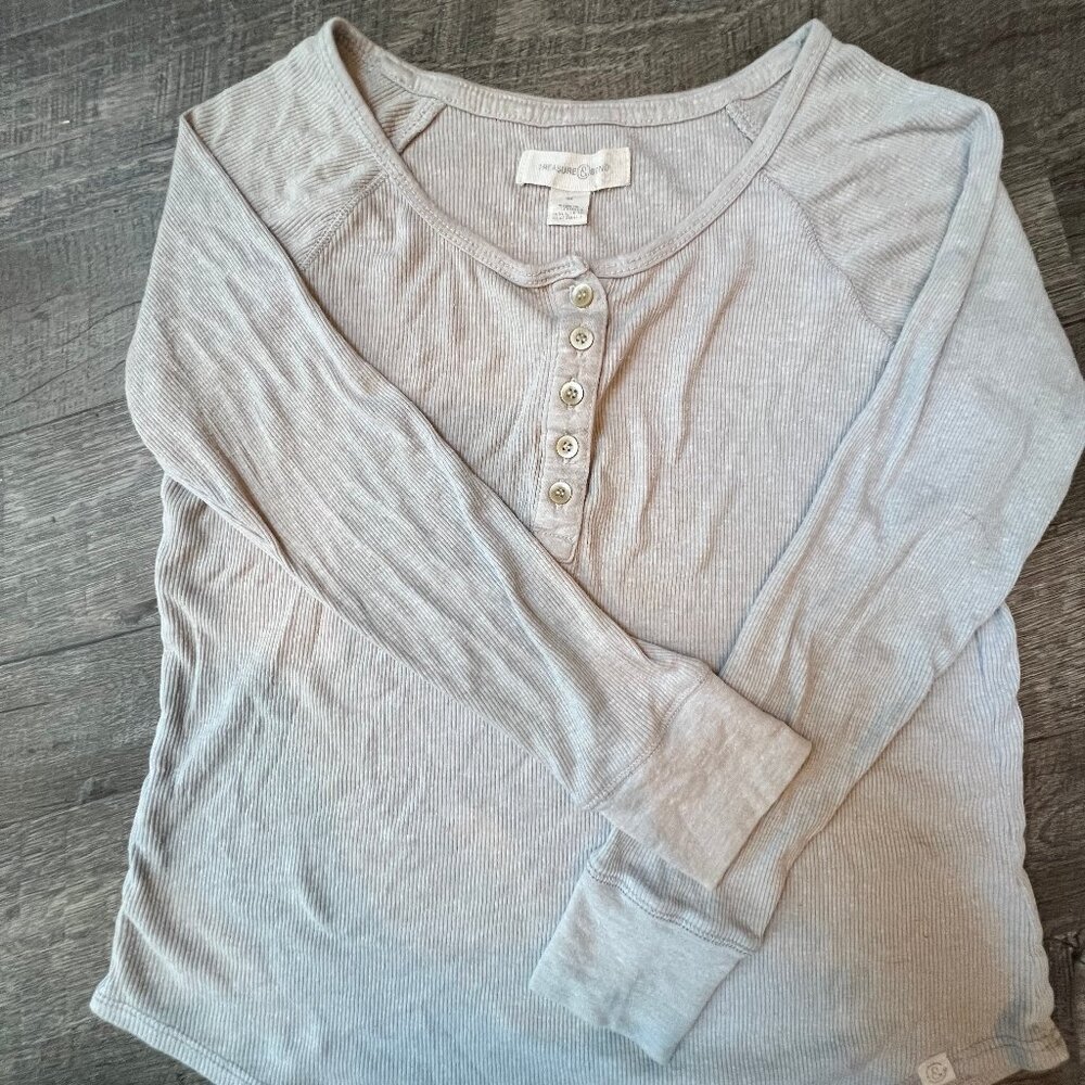 Grey Treasure& Bond Crewneck longsleeve